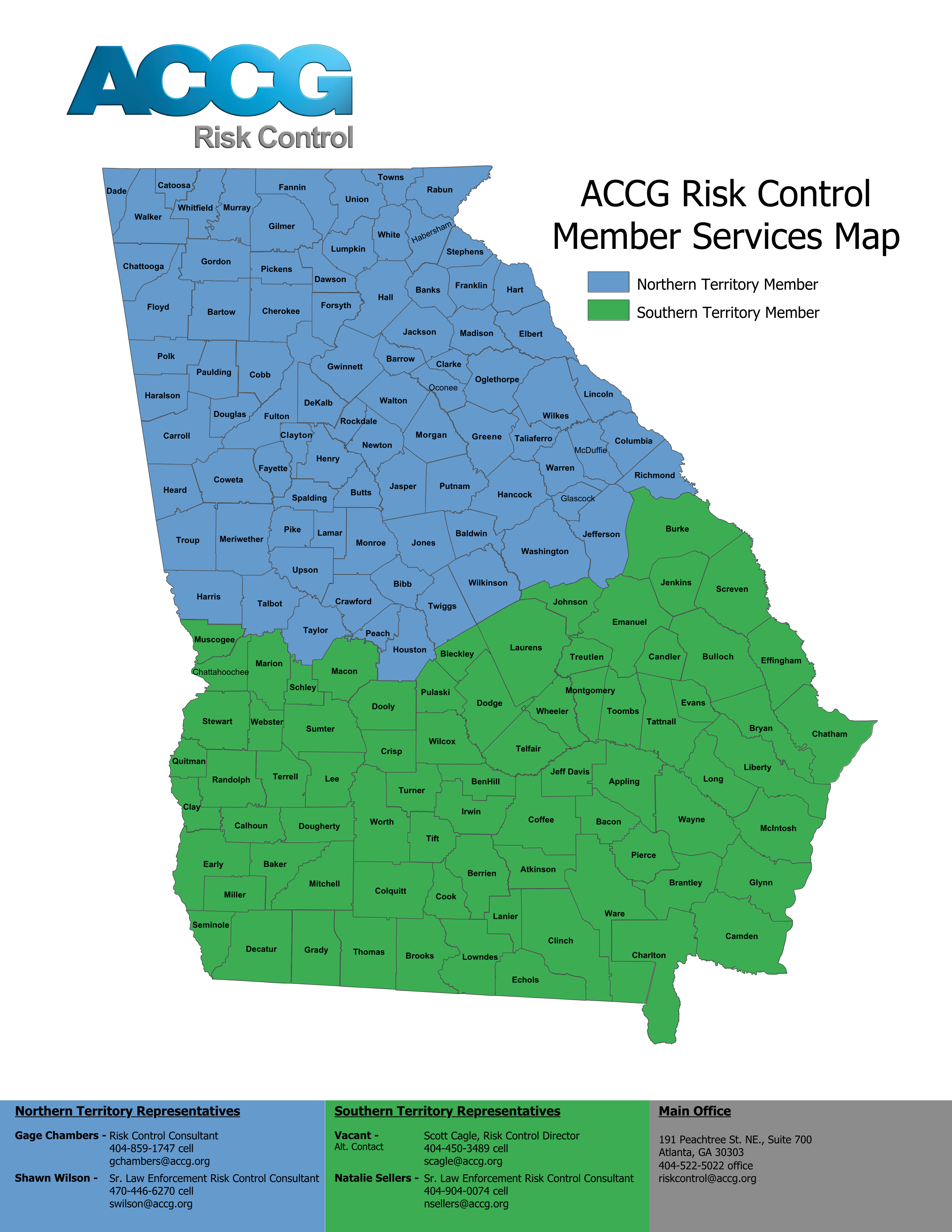 ACCG Risk Control Territory Map 2026